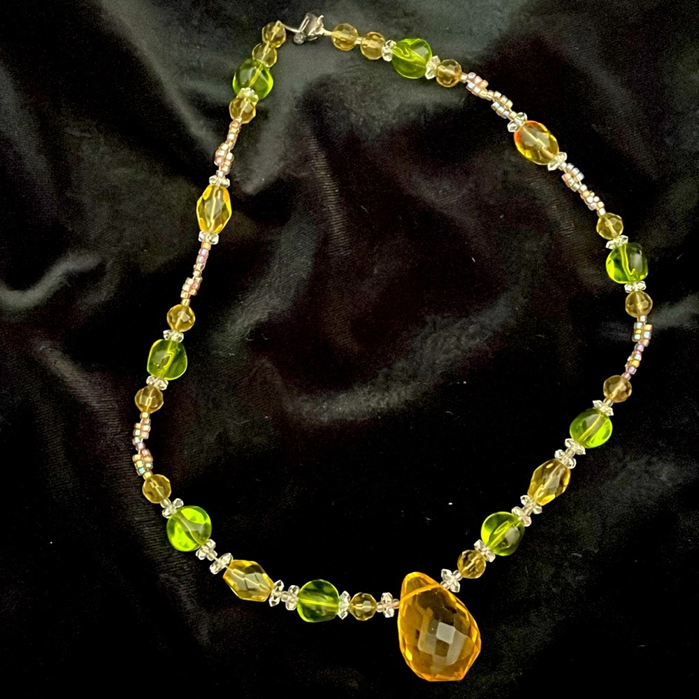 Faceted Bead Necklace
